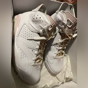 Jordan 6 gold hoops women’s 9.5